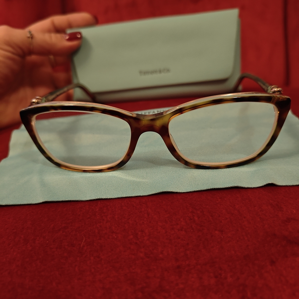 Tiffany & Co. Brown Tortoise Shell Glasses